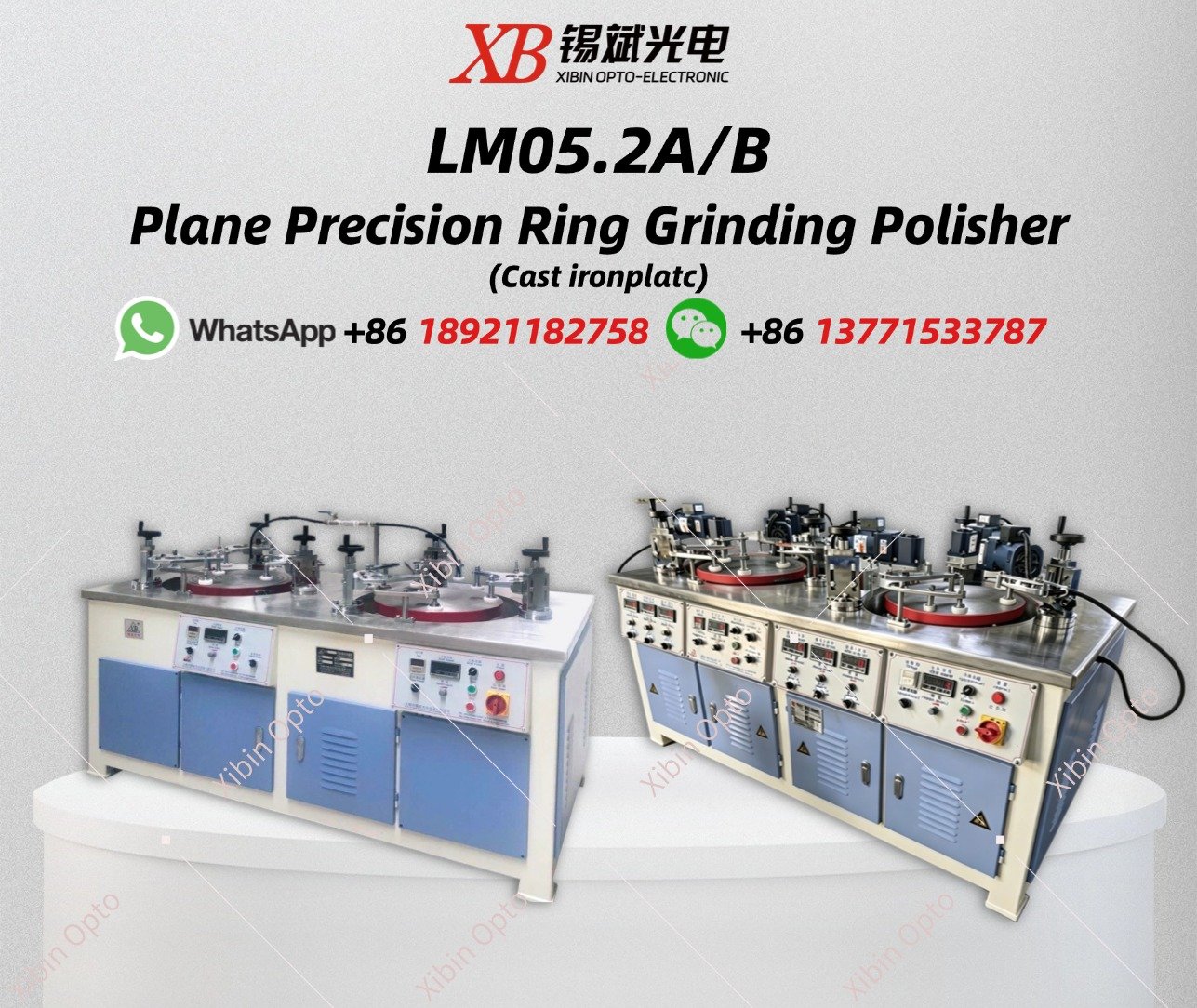 LM05.2A/B Plane Precision Ring Grinding Polisher(Cast ironplate)