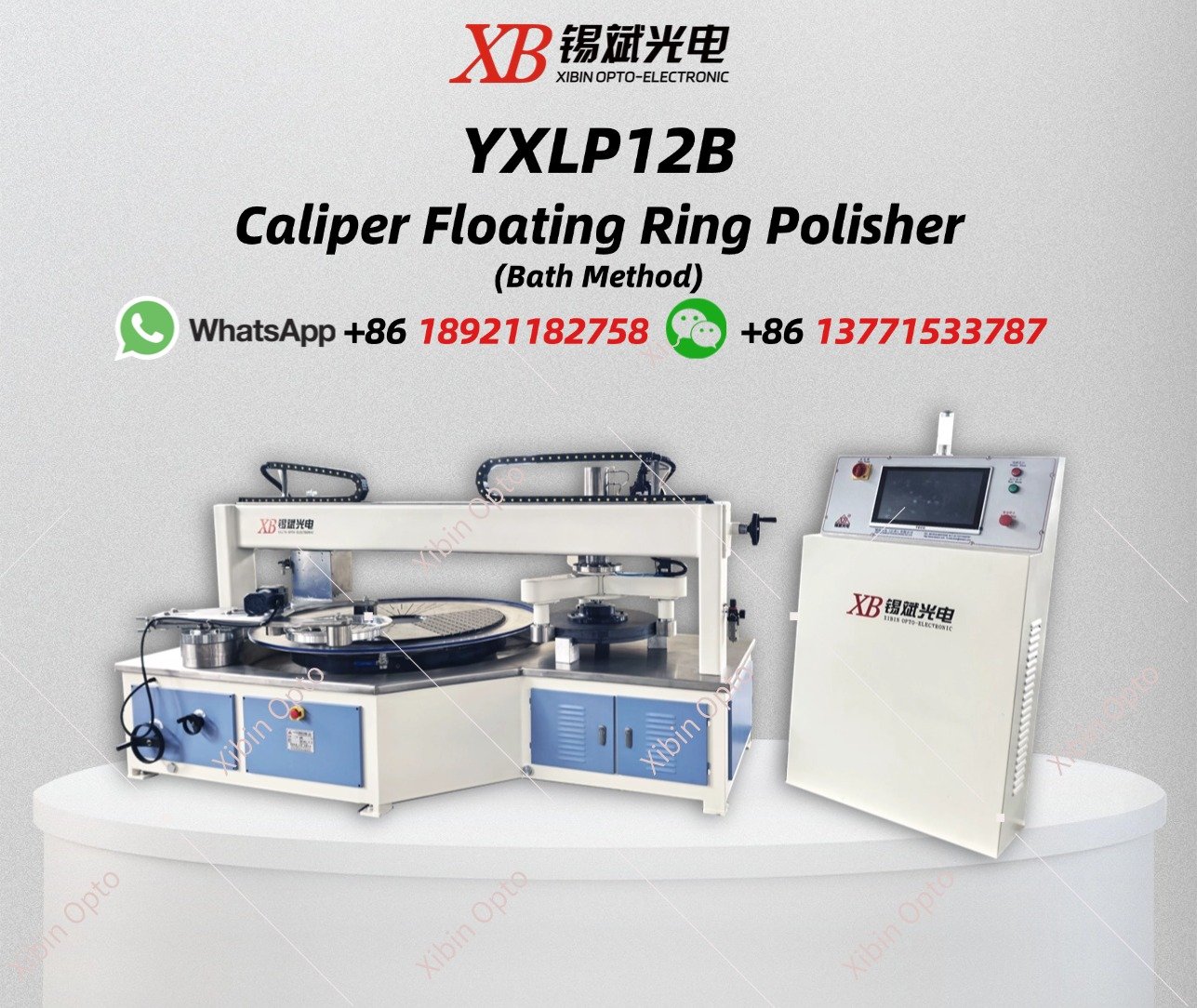 YXLP12B Caliper Floating Ring Polisher(Bath Method)