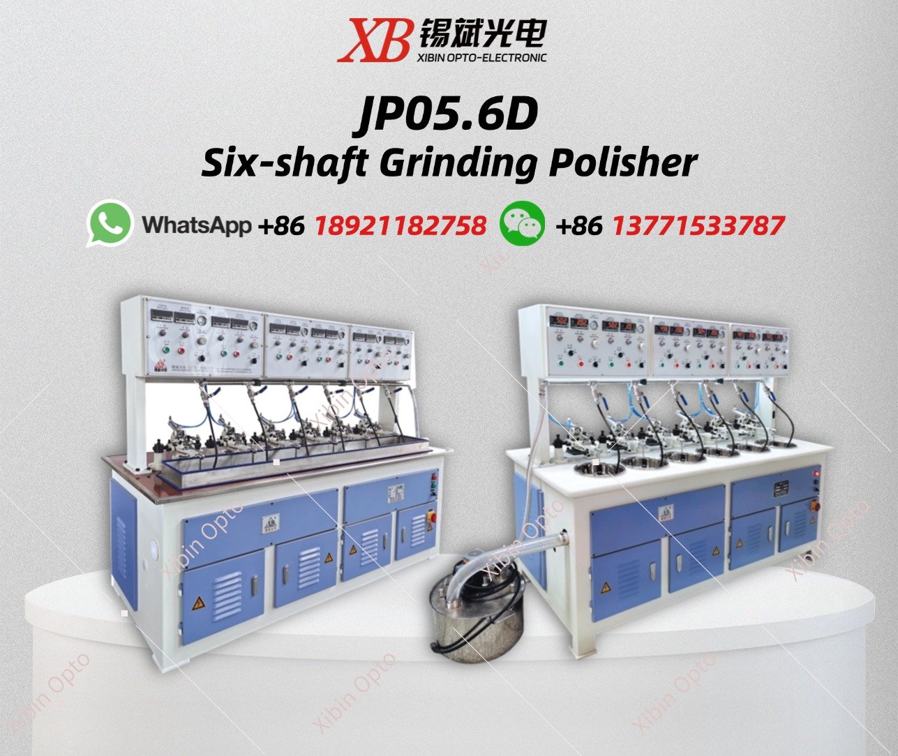 JP05.6D Six-shaft Grinding Polisher
